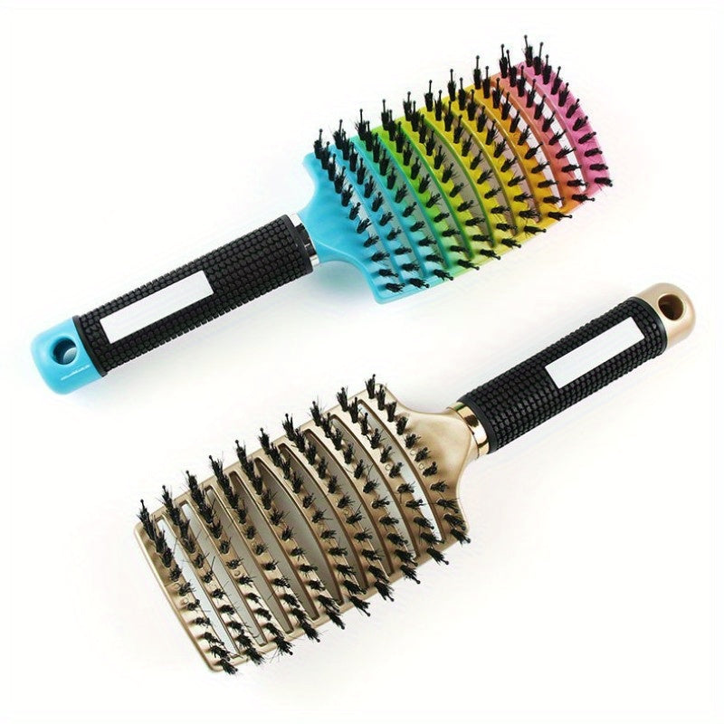 Curved Vented Professional Detangling Hair Brush