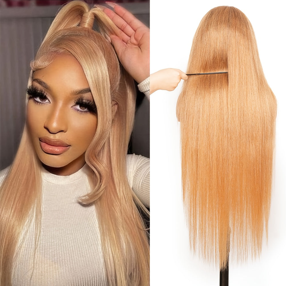 200% Density Honey Blonde Lace Front Wig