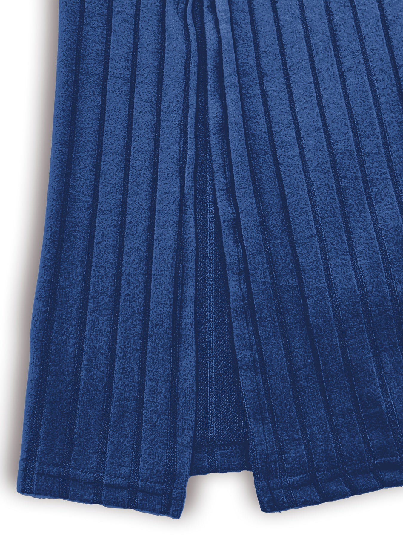 High Neck Ribbed Top + Pants Casual Set