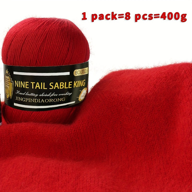 8rolls/pack Wool 10.00%, Cashmere 90.00% Yarn