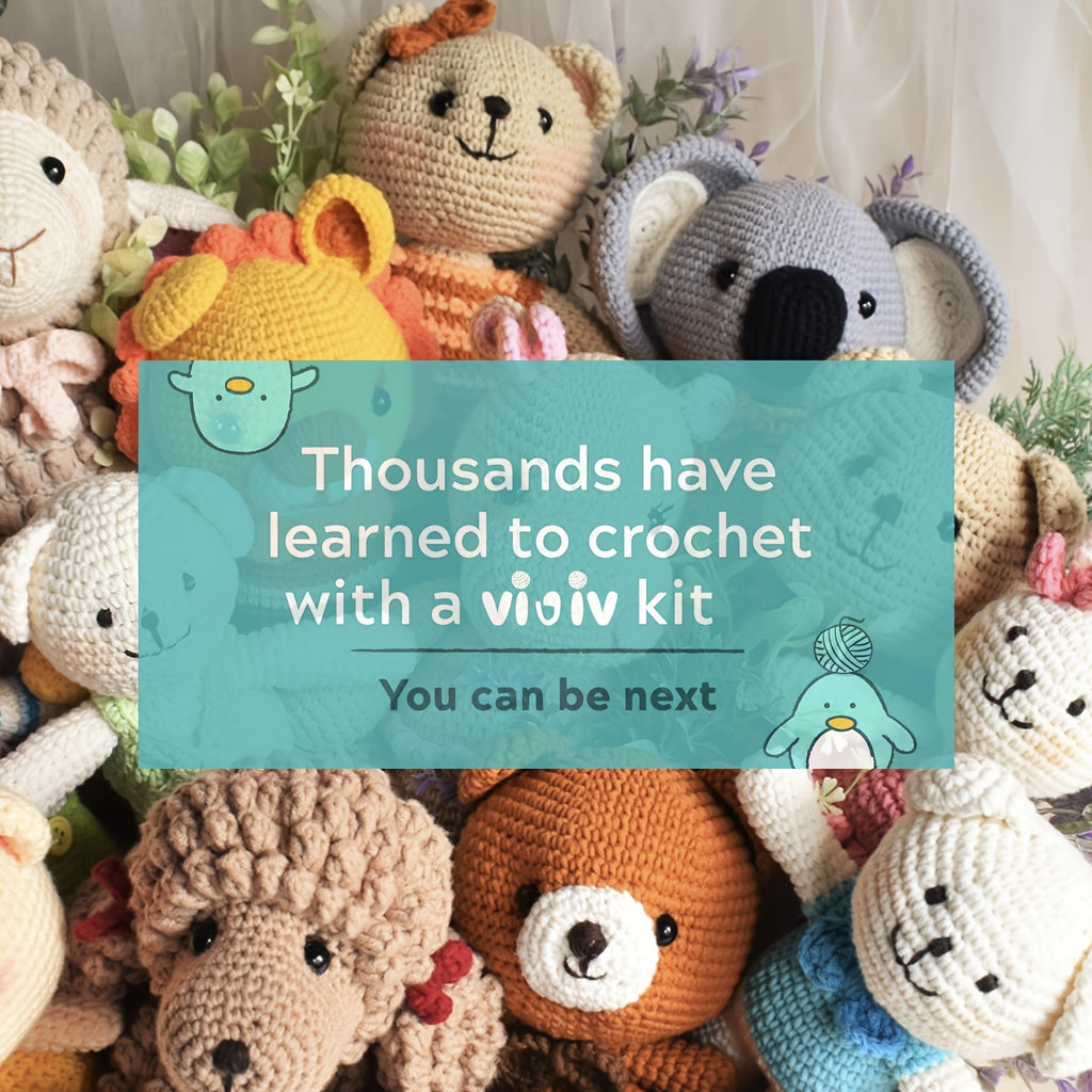 Complete All-in-One Highland Cow Crochet Kit for Beginners