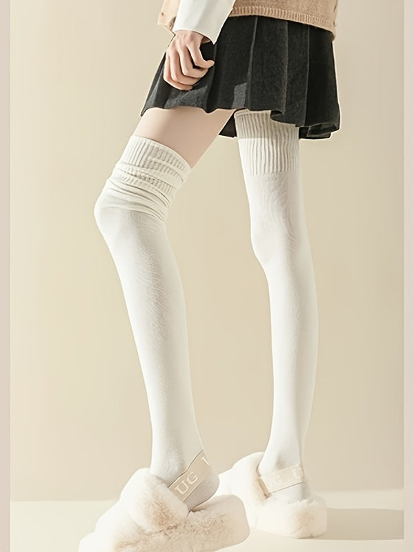 5 Pairs Autumn Winter Over-the-Knee Socks