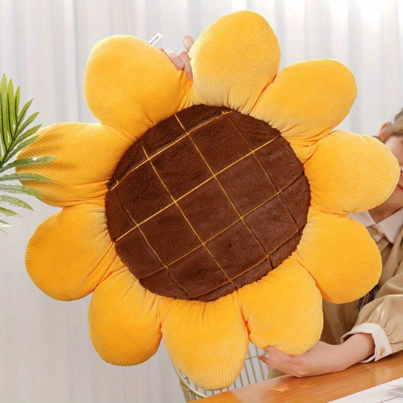 Sunflower Plush Cushion