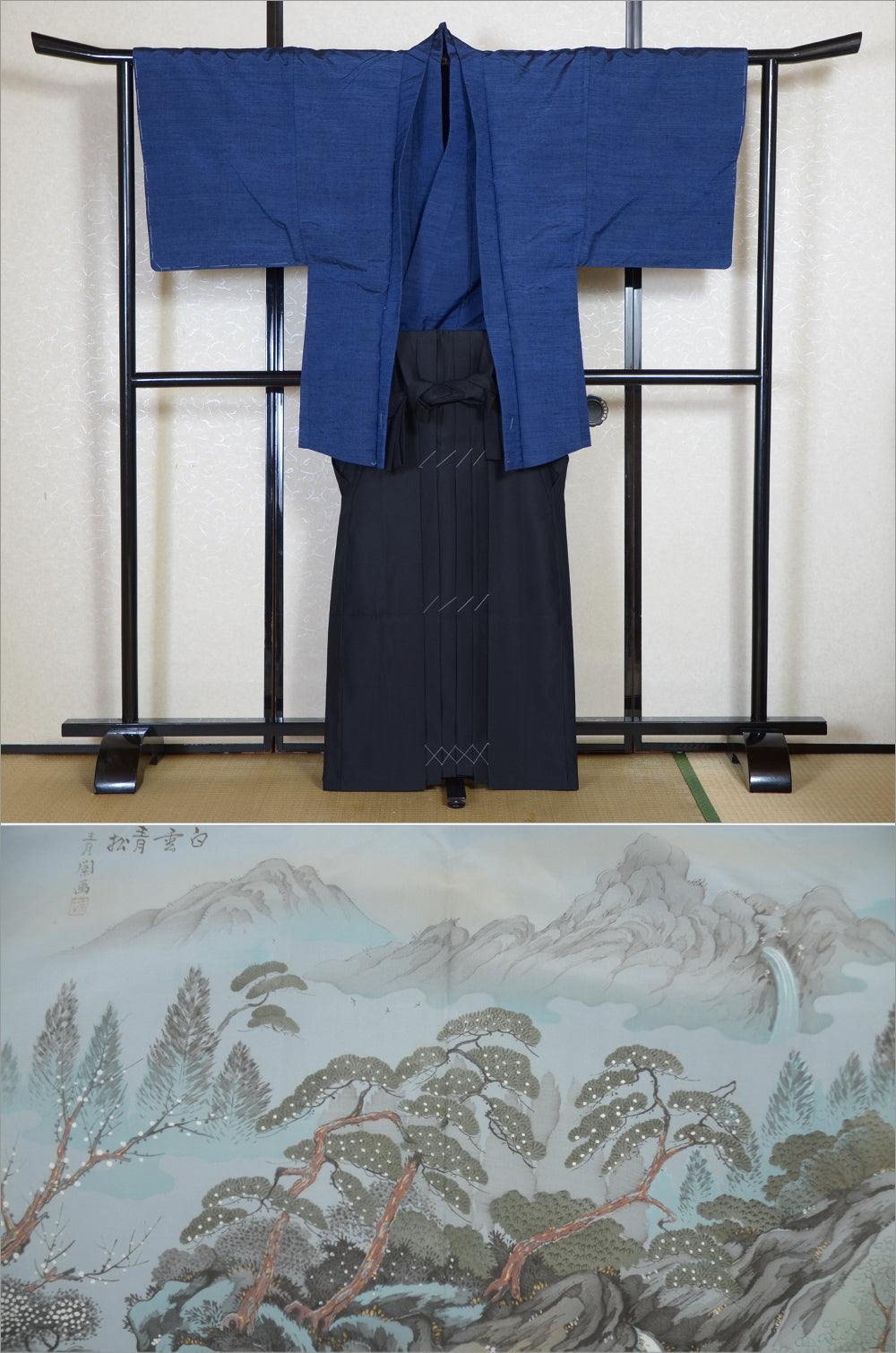 Jacket, kimono, hakama set / JKH #1-514