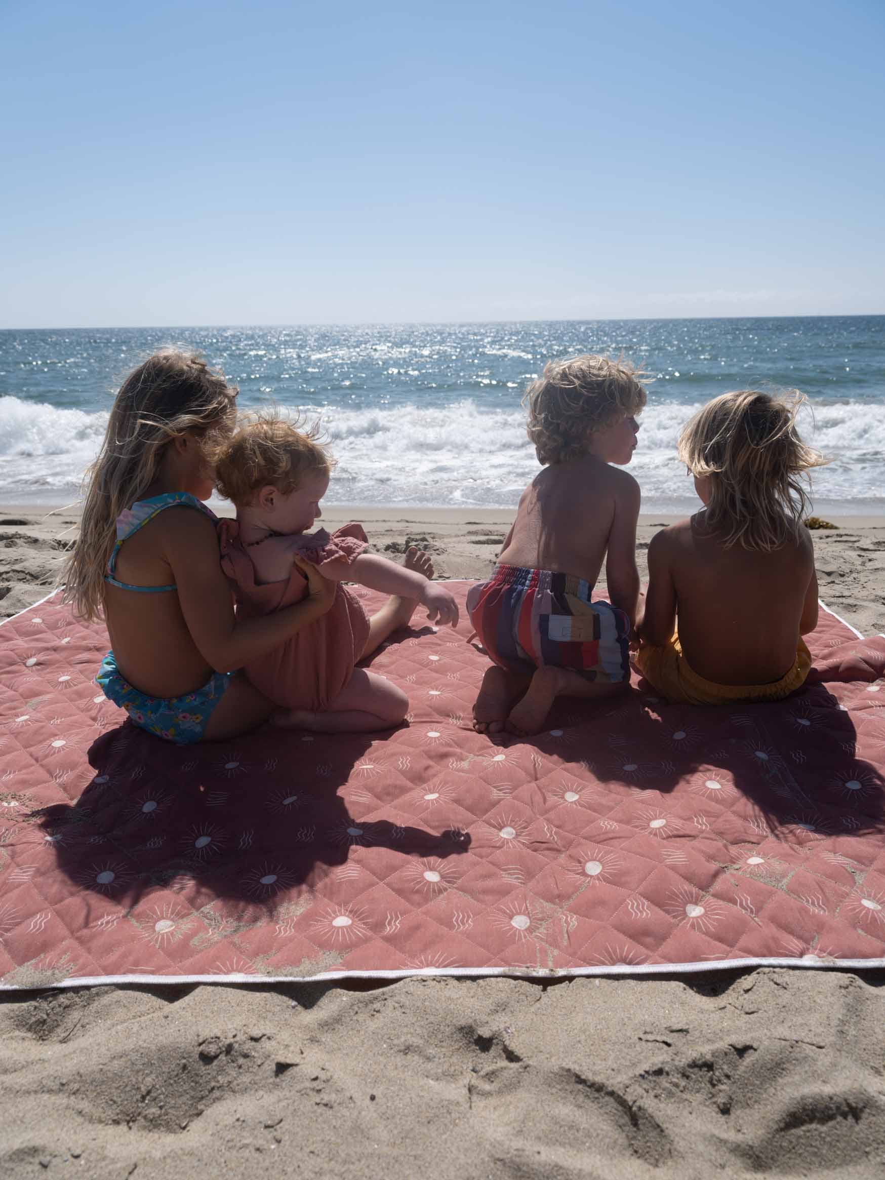 The Shwally Picnic Blanket - Sunset Rose