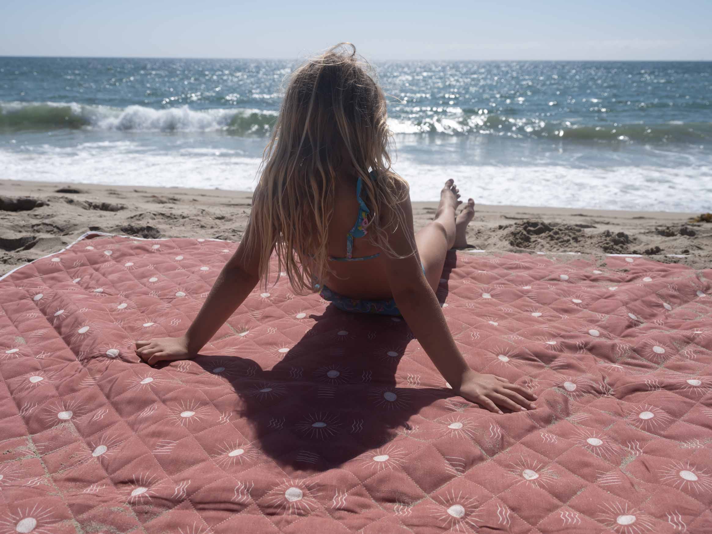 The Shwally Picnic Blanket - Sunset Rose