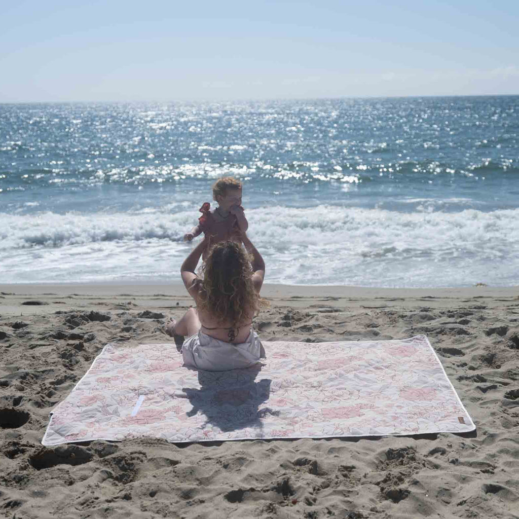 The Shwally Picnic Blanket - Sunset Rose